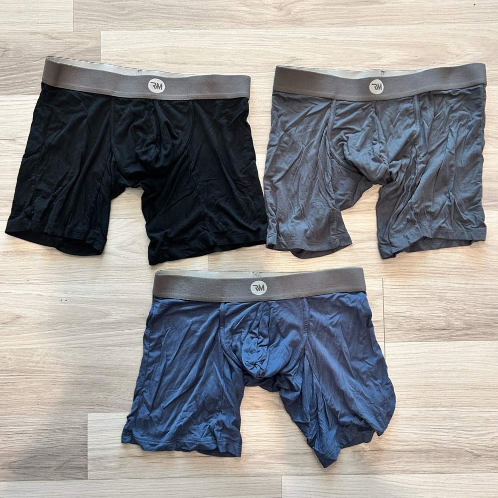 Real Men 3-pack “B” Underwear, Size Small